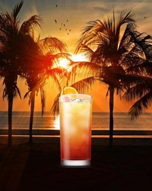 Tequila Sunrise Opskrift för den berömda cocktailen