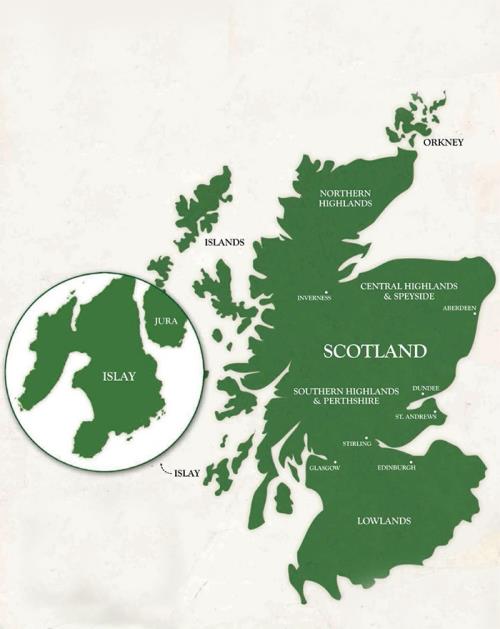 Över regionerna - En guide genom Skottlands underbara whiskyregioner