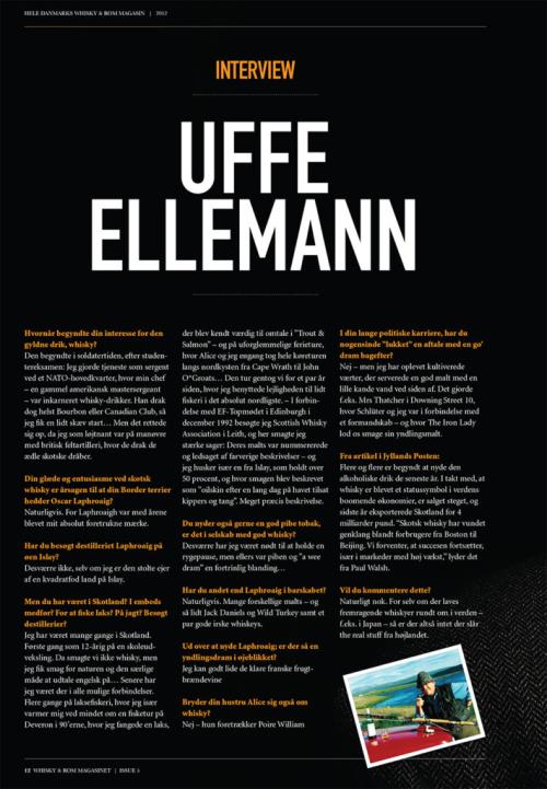 RIP Uffe Ellemann - Läs vår gamla intervju om hans whiskyintresse från 2012