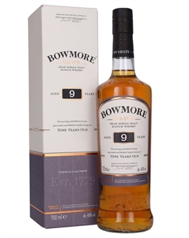 Bowmore 9 år Single Islay Malt Whisky 70 cl 40%