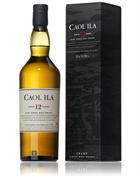 Caol Ila 12 år Old Version 1 liter äldre flaskdesign med gul banderoll