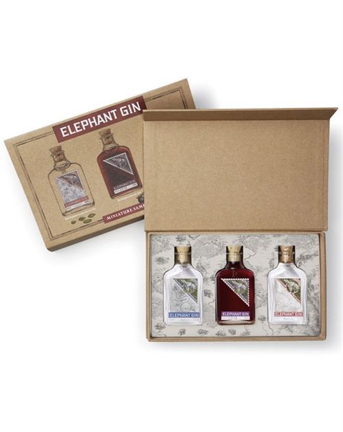 Elefant Presentset 3 x 5 cl Miniatyrprovningsset Gin