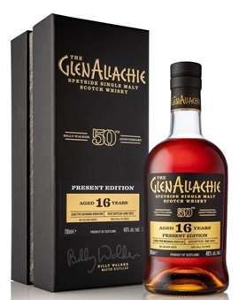 GlenAllachie 16 år Billy Walker 50th Anniversary Present Edition Single Speyside Malt Scotch Whisky 46%