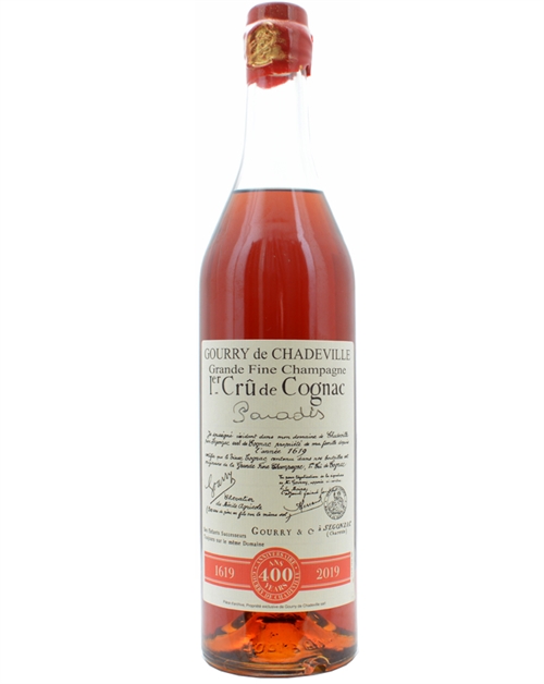 Gourry de Chadeville PARADIS 400 anniversaire 1er Cru de Cognac 70 cl 40%