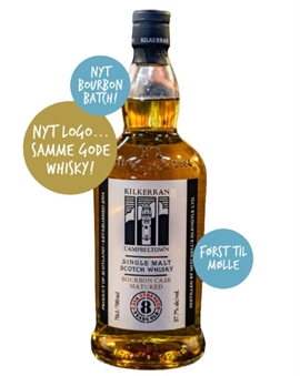 Kilkerran Glengyle 8 År Bourbon Cask Matured Single Campbeltown Malt Scotch Whisky 57,7%