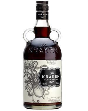 Kraken Rom Kryddad svart Trinidad rom 40%