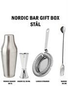 Nordic Bar Cocktail Presentset i stål