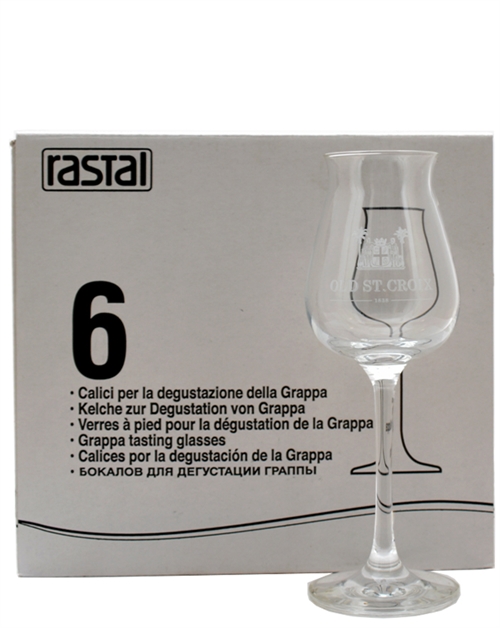 Spirit drinkglas på stjälk med Old St. Croix Logo - 6 st.