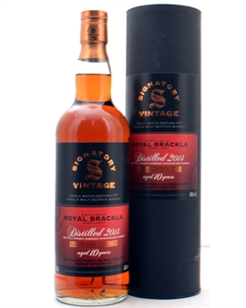 Royal Brackla 2014/2024 Signatory Small Batch 10 år Single Speyside Malt Whisky 48,2%