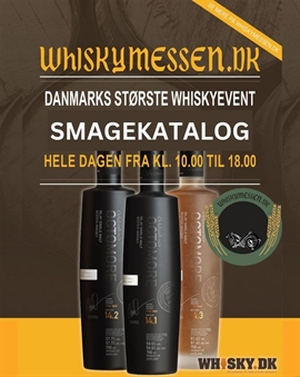 A5 smakkatalog skickas pr post i veckan fram till WHISKYMESSEN 2025