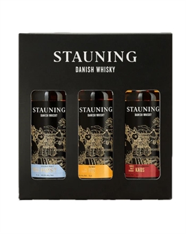 Stauning Miniature Presentset Danska Whisky 3x5 cl