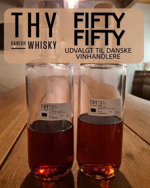 Thy Whisky FIFTY FIFTY Økologisk Single Malt Dansk Whisky FORUDBESTILLING 70 cl