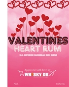 Valentine's Heart Rom Edition nr. 5 Cask Strength Edition XO Superior Spirit Drink Rom 60%