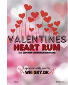 Valentine's Heart Rom Edition nr. 7 Cask Strength Edition XO Superior Spirit Drink Rom 60%