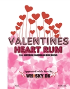 Valentine's Heart Rom Edition nr. 7 XO Superior Blended Caribbean Rom 40%