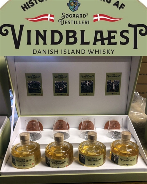 Vindblæst Whisky Søgaard Destilleri Limited Edition Danska Whisky 4x20 cl 46,1%