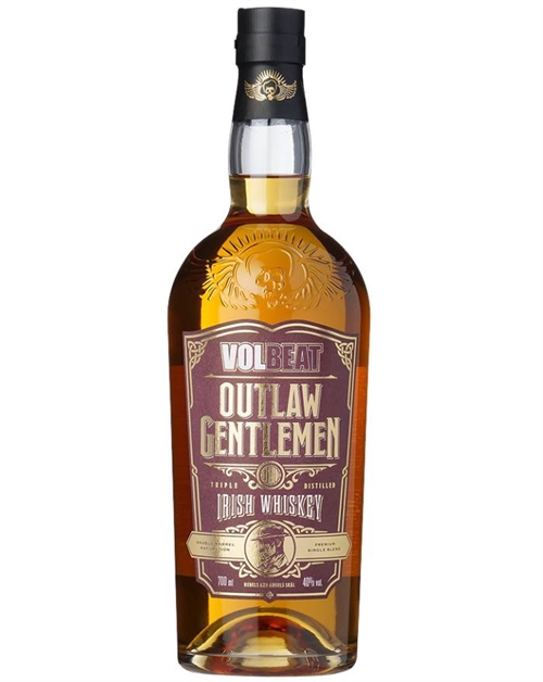 Volbeat Outlaw Gentlemen Whiskey 4 år Triple Distilled Irish Whiskey 70 cl 40%